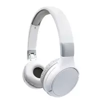 Lexibook - 2 in 1 Bluetooth ir su laidu comfort sulankstomos Ausinės Baltas/sidabrinis