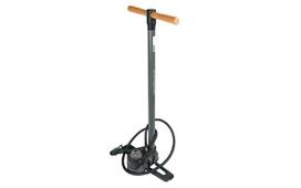 SKS Rennkompressor NXT pompa pastatoma / Plieninis vamzdis / Aliuminis pagrindas / Medinė rankena / 16 bar / Black