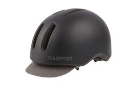 Polisport Commuter šalmas / Matte Black-Grey / M (54-58 cm)