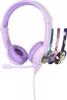 Buddyphones Ausinės žaidimams vaikams 3+, 85dB Galaxy violetinė