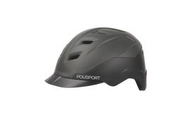 Polisport E-City šalmas / Matinis Black-Dark Grey / M / 55-58 cm
