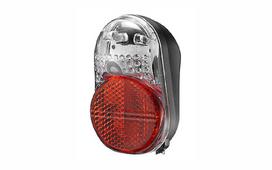 Union UN-4320 galinis žibintas / 3 LED / Nuo dinamos / 2 kontaktai / Skirtas montuoti ant purvasaugio