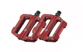 Union SP-1300 BMX pedalai / Aliuminis / 110x100 mm / Cr-Mo ašis / Red