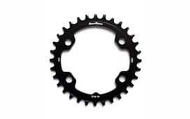 SunRace CRMX30 priekinė žvaigždutė / Aliuminė / 34T / 96 mm BCD / Narrow wide