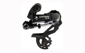 SRAM X-3 galinis perjungėjas / 7-9 pavarų / ilga kojelė