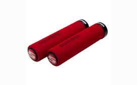 SRAM Locking Grips vairo rankenėlės / Porolonas / 130 mm / Raudonos