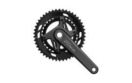 Shimano CUES FC-U6030-2 priekinis žvaigždžių blokas / 2x9/10 pavaros / 50x34T / 170 mm / 47 mm chainline / 152 mm Q-factor / Hollowtech II / LinkGlide