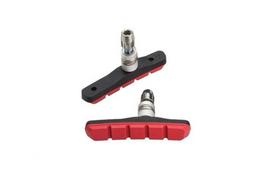 Jagwire Mountain Sport V-brake stabdžių trinkelės / 62 mm / Red / All-weather