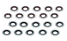 Jagwire M6 stabdžių hidraulinių tarpinės / 6 mm / Mineralinei alyvai, 10 vnt, raudonos / DOT, 10 vnt, juodos