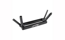 Super B 9750 multifunkcinis įrankis / 4-in-1 / 3, 4, 5 mm šešiabriaunis raktas / PH2 atsuktuvas