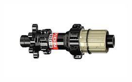 Novatec D412SB-X12-A4ALS-11S galinė stebulė / 12x142 mm / 28H / 6-bolt / 9-11 pavarų / Aliuminė