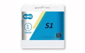 KMC S1 Wide grandinė / 1 pavaros / 1/2" x 1/8" / 112L / 8.6 mm / Brown