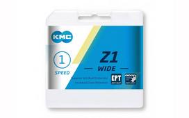 KMC Z1X Wide EPT grandinė / 1 pavaros / 1/2" x 1/8" / 128L / 8.6 mm / nerūdijanti