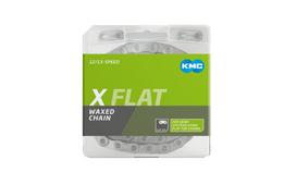 KMC X Flat Waxed grandinė / 12/13 pavarų / 1/2"x11/128" / 126L / Silver