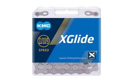 KMC X-Glide CUES grandinė / Grey / 9/10/11 pavarų / 1/2"x11/128" / 118L / 5.65 mm / MissingLink