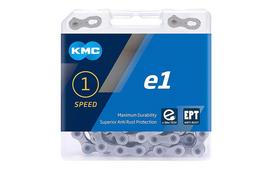 KMC e1 EPT E-bike grandinė / 1 pavara / 1/2" x 3/32" / 110L / 6.7 mm / Nerūdijanti / MissingLink sujungimas