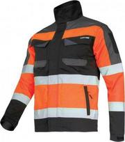 Lahti Pro Striukė Įspėjamoji liemenė, juoda ir oranžinė, „2xl“, ce, Lahti