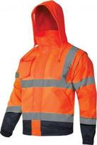 Lahti Pro Striukė Izoliuota įspėjamoji liemenė su rankovėmis, oranžinė, "3xl", CE, Lahti