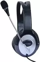 Ausinės TECHLY Stereo Headphone su mikrofonu ir Volume Control