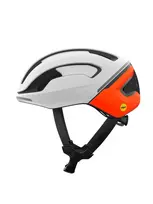 POC Omne Beacon MIPS road helmet - hydro white/fluo orange matte size: m