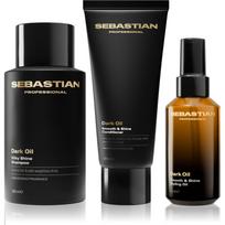 Sebastian Professional Dark Oil Set rinkinys plaukų blizgesiui ir švelnumui užtikrinti
