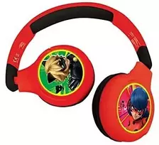 Lexibook Miraculous składane ausinės 2w1 bluetooth