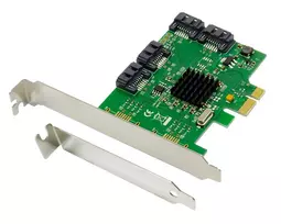„Dawicontrol“ PCI-e plokštė DC-614e RAID 4 kanalų SATA 6G, mažmeninė