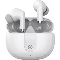 Ausinės Bluetooth laisvų rankų įranga su mikrofonu Celly Ultrasound Balta