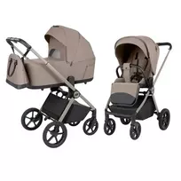 Susilankstantis su lopšiu 2in1 Carrello Ultra F CRL-6556, Vintage beige