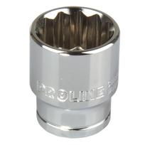 Nasadka 12 taškų galvutė CV 1/2" 17 mm proline pakabukas