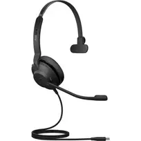 Ausinės - Jabra Evolve2 40 SE UC Mono (patobulinta triukšmo izoliacija, 3 mikrofonai)
