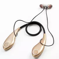 GJBY ausinės – SPORTS BLUETOOTH CA-129 aukso spalvos
