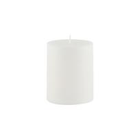 Balta žvakė Ego Dekor Cylinder Pure, degimo trukmė 20 val.