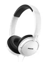 su laidu ausinės jack 3,5mm PHILIPS SHL5030WT baltas