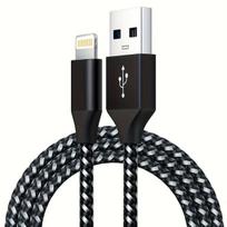 MFi sertifikuotas Lightning laidas,  Juoda ir balta