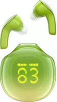 Ausinės TWS Acefast T9, Bluetooth 5.3, IPX4 (avokado žalia)