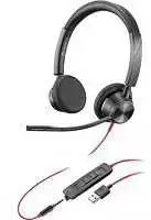 Plantronics POLY Blackwire 3320, Laidinis, Biuras / Skambučių centras, 20 - 20000 Hz, 130 g, Ausinės su mikrofonu, Juoda
