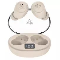 Belaidės į ausį įdedamos ausinės Sbox EB-TWS115, beige