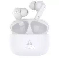 Baltos belaidės į ausį įdedamos ausinės Sbox EB-TWS05