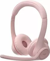 Ausinės - Logitech Zone 300 Dual Mic Bluetooth 20h Baterijos Gyvenimas Rosé