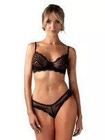 Obsessive Perisia 2-pcs Set Black - M/L