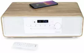 Muzikinis centras Thomson mikro garso sistema BT radijas Fm/cd/mp3/usb 50W Balta