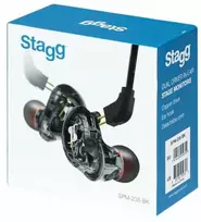 į ausis įkišamos ausinės Stagg SPM-235 BK
