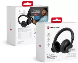 Belaidės ausinės Forcell F-Audio Touch Beat ANC juodas