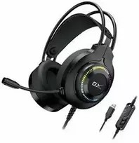 Genius GX GAMING HS-GX580U ausinės su mikrofonu, juoda, ausinės, 50 mm garsiakalbiai typ USB