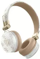 Guess Bluetooth Ausinės ENC GUBH70E4PTMH baltos spalvos 4G Triangle Round Shape