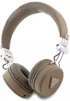 Guess ausinės Bluetooth ENC GUBH70PGTSPSW rudos spalvos Grained Classic Round Shape