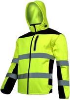 Lahti Pro Įspėjimas softshell striukė su nuimamomis rankovėmis, geltona, "3xl", ce,lahti