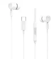 XO laidinės ausinės EP81 USB-C baltos