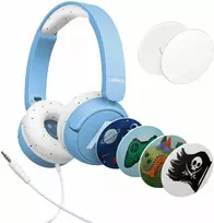 Ausinės LAMAX SoundKid1 - su lankeliu ant galvos - modrá